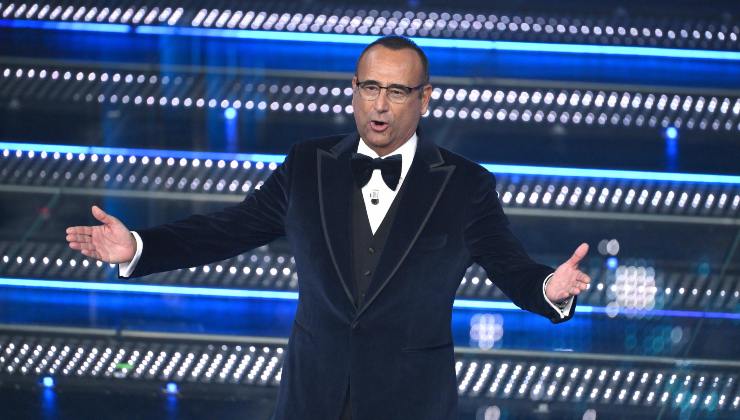 Carlo Conti a Sanremo 2025