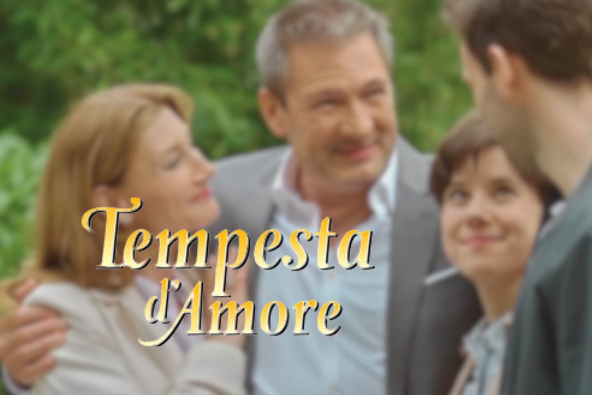 Attori e logo Tempesta d'amore