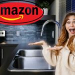 Logo Amazon cucina e donna felice acquisto imperdibile