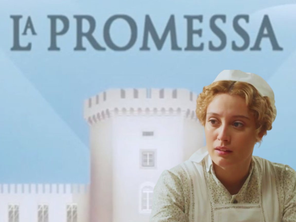 logo la promessa con jana in primo piamo