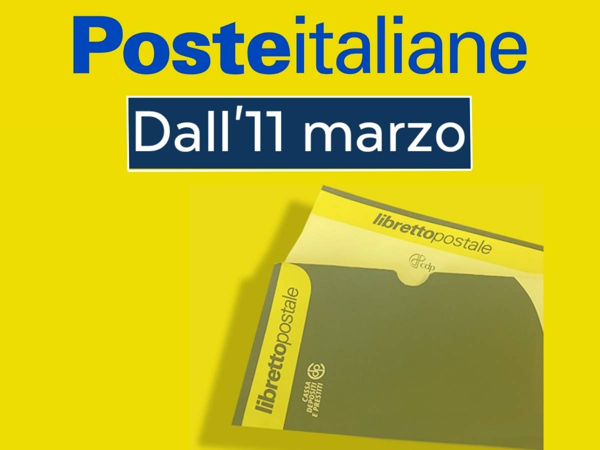 Poste italiane avviso libretti postali