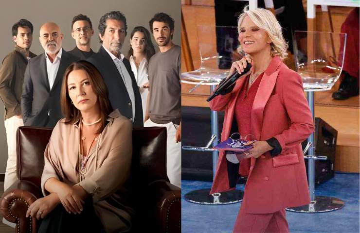 collage cast di tradimento e maria de filippi